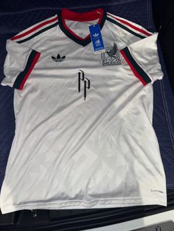 Mexico Adidas Jersey Authentic Limited Edition Peso Pluma World Cup 2026 M/white
