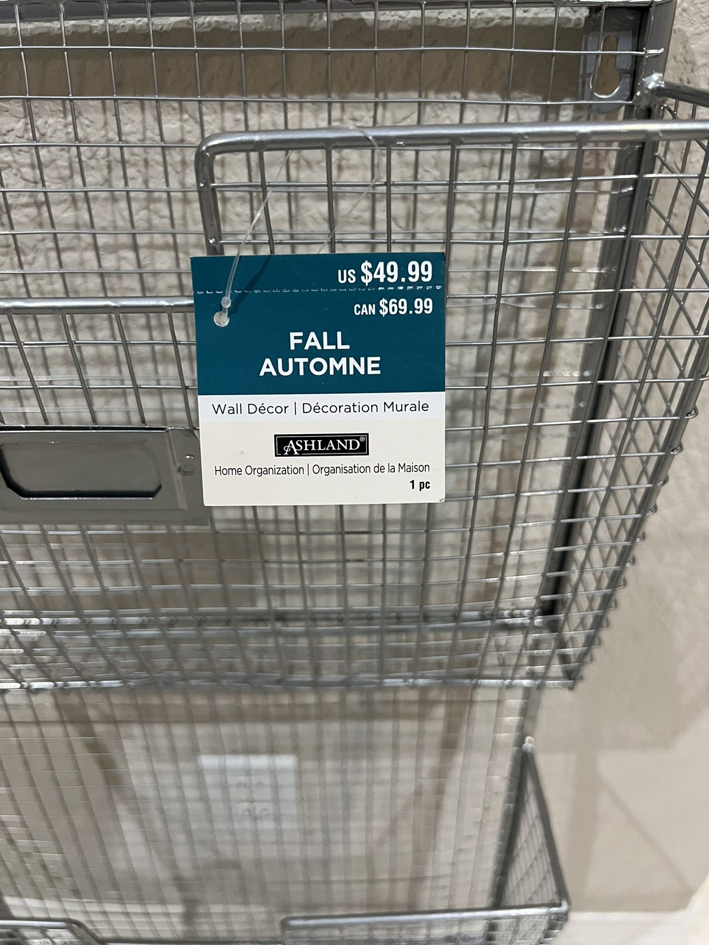 Wall Mount Metal File Organizer 3 Tier Pockets Mail Slots