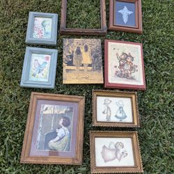 Assorted Vintage Wall Decor