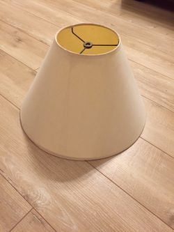 Off-white lamp shade