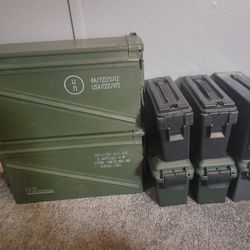 Various EMPTY ammo cans