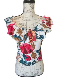 Women’s Floral Off The Shoulder Top