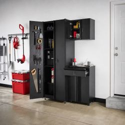 Black Garage Storage Set