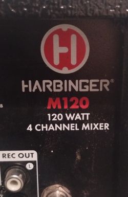 "HARBINGER 4-CHANNEL MIXER"