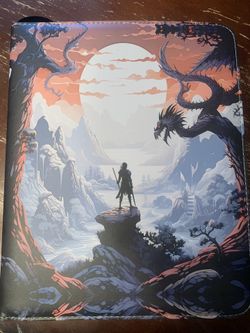 16 Pages Of Dark World Cards With Binder Sleeves And Playmat