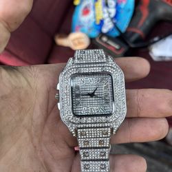 Pretty Damn Basic Moissanite ! Diamond Tester Approved  Silver  In Color 