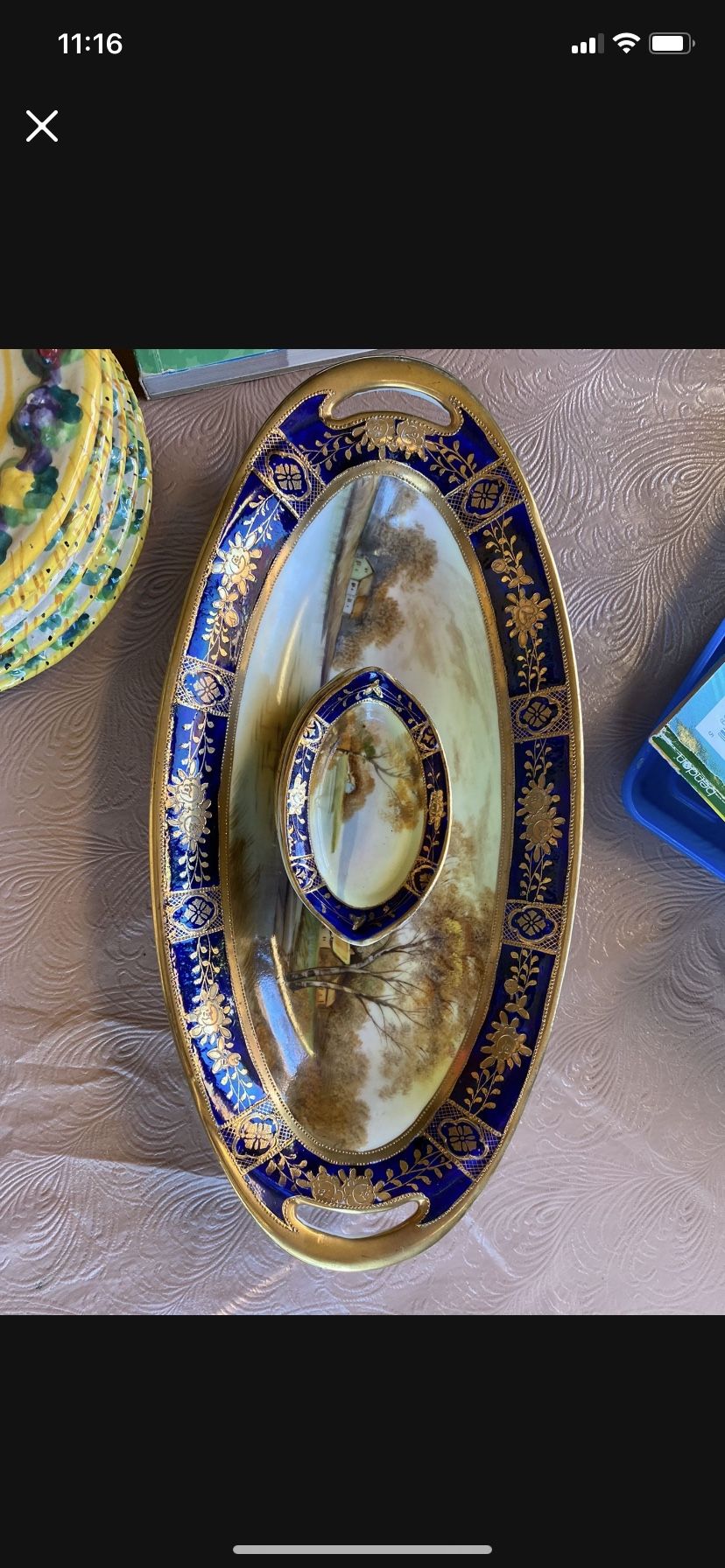Antique Japanese Plates 7 Total