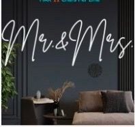 Neon Mr. & Mrs. Sign