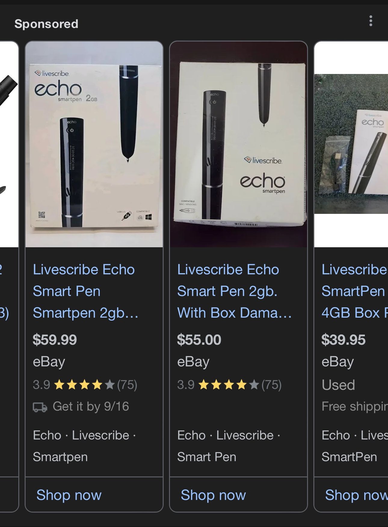 Livescribe Livepen Echo Smartpen 4gb Echo Smartpen Notebook Livescribe Echo  Smart Pen And Notebook Set