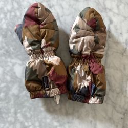 Patagonia Baby Toddler Kids Snow Camo Gloves 2-3T (18-24M)