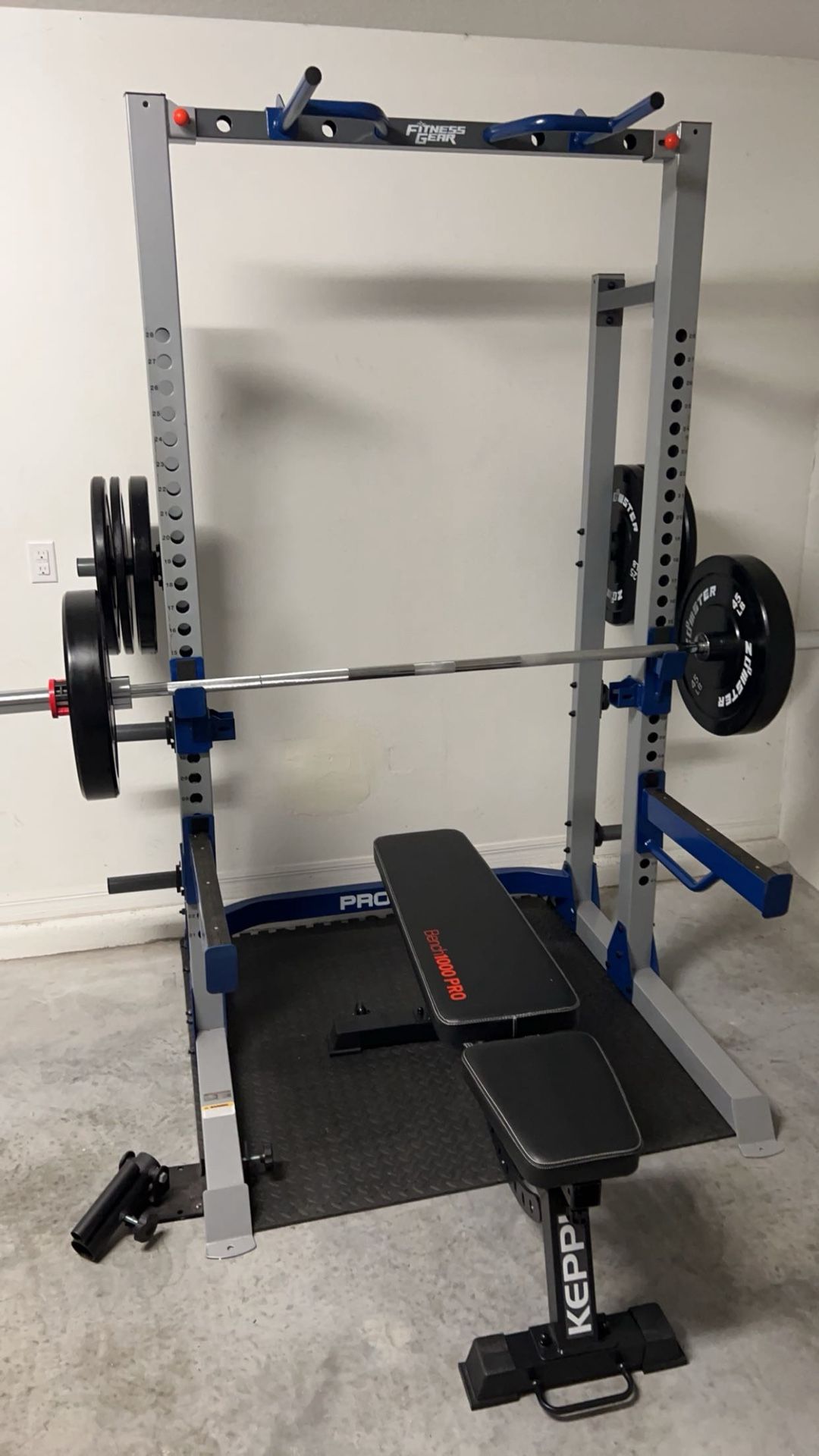 Squat Rack Weight Set