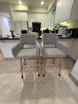 Gray Bar Stools