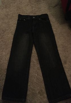Boys size 5t pants color washed out black