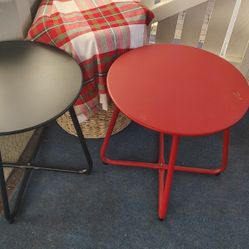 2 Metal Tables
