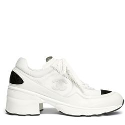Chanel Heels Sneaker In White