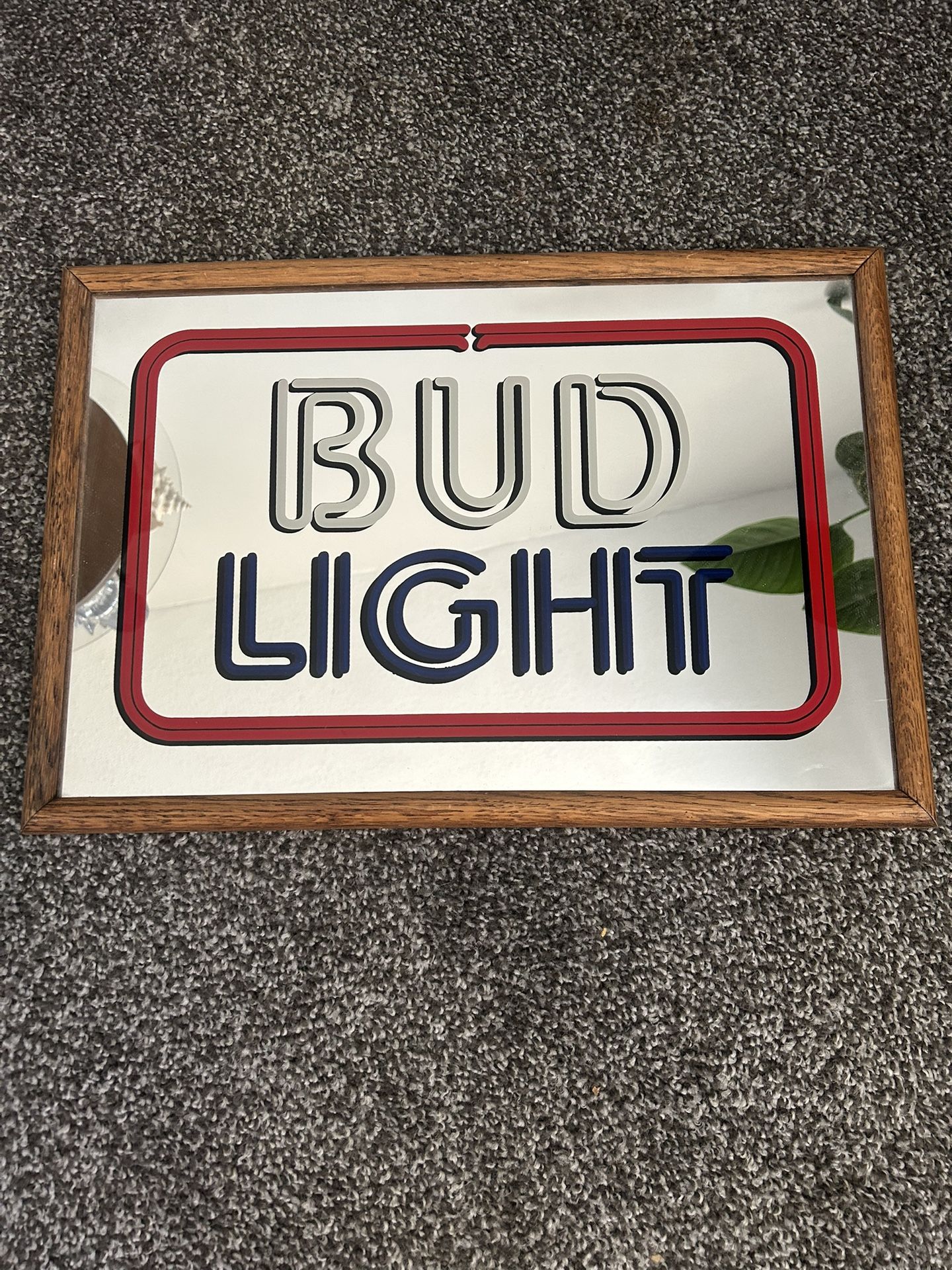 Bud Light Mirror Sign