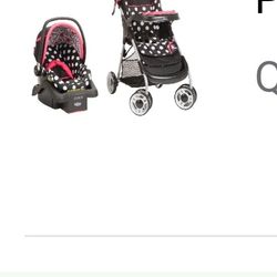 $85.00 Brand New In The Box Disney Car Seat Stroller Set