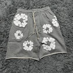 Denim Tears Cotton Wreath Shorts “Gray” Medium-Large🌴