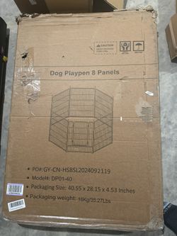 Eight Panel Dog Pen, Playpen