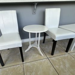 Chairs, Coffee Table, Side Table