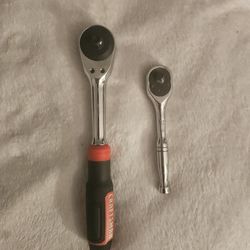 Kobalt Snap-on 1/4" drive mini ratchet And CRAFTSMAN Ratchet, Rotator, 3/8 Inch Drive