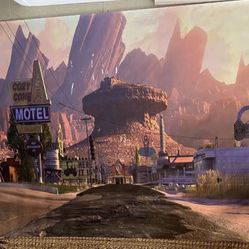 Disney Cars Radiator Springs Birthday Banner Lightening Mcqueen