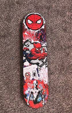 Marvel Spider Man skateboard wall decoration