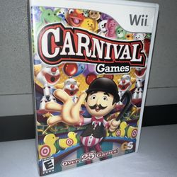 Carnival Games (Nintendo Wii, 2007) Complete and Tested 