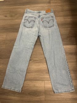 Levi's Ribcage Straight Ankle Jeans - Light Wash Straight Leg Jeans