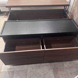 Coffee Table With Power Outlets 