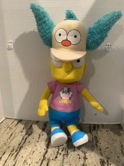2019 Bart Simpson Krusty Land 18” Plushie