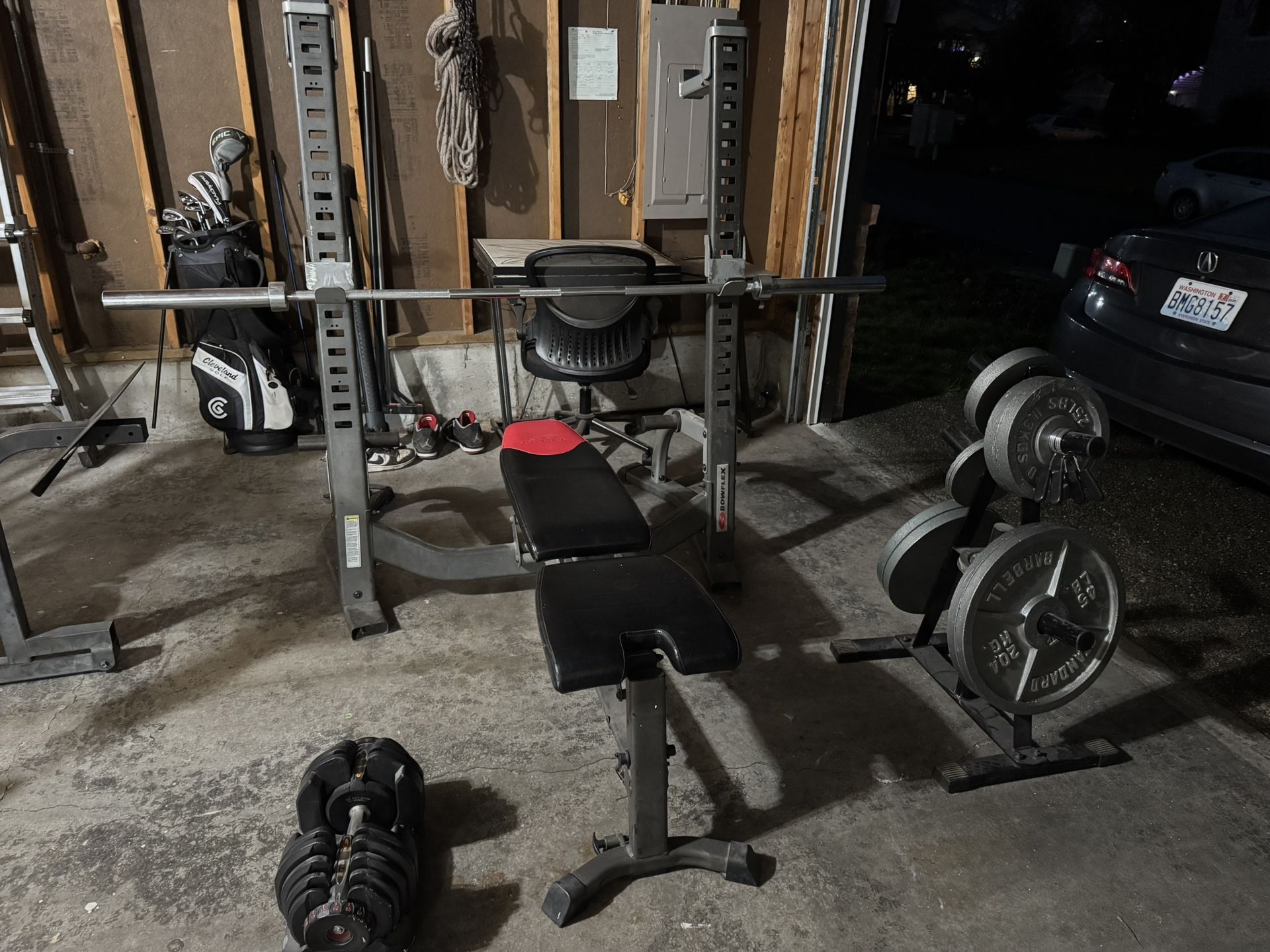 Bowflex Weight Rack