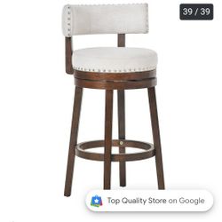 COLAMY Swivel Bar Stools Set of , 30 Inch Swivel Bar Height Bar St