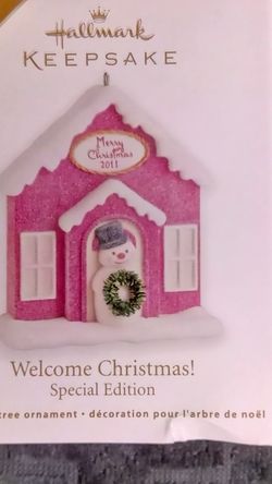 New Hallmark Keepsake - Welcome Christmas! Special Edition