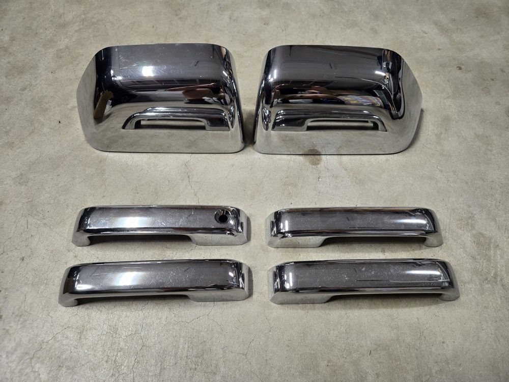 Ford F250 Door Handles and Mirror Caps