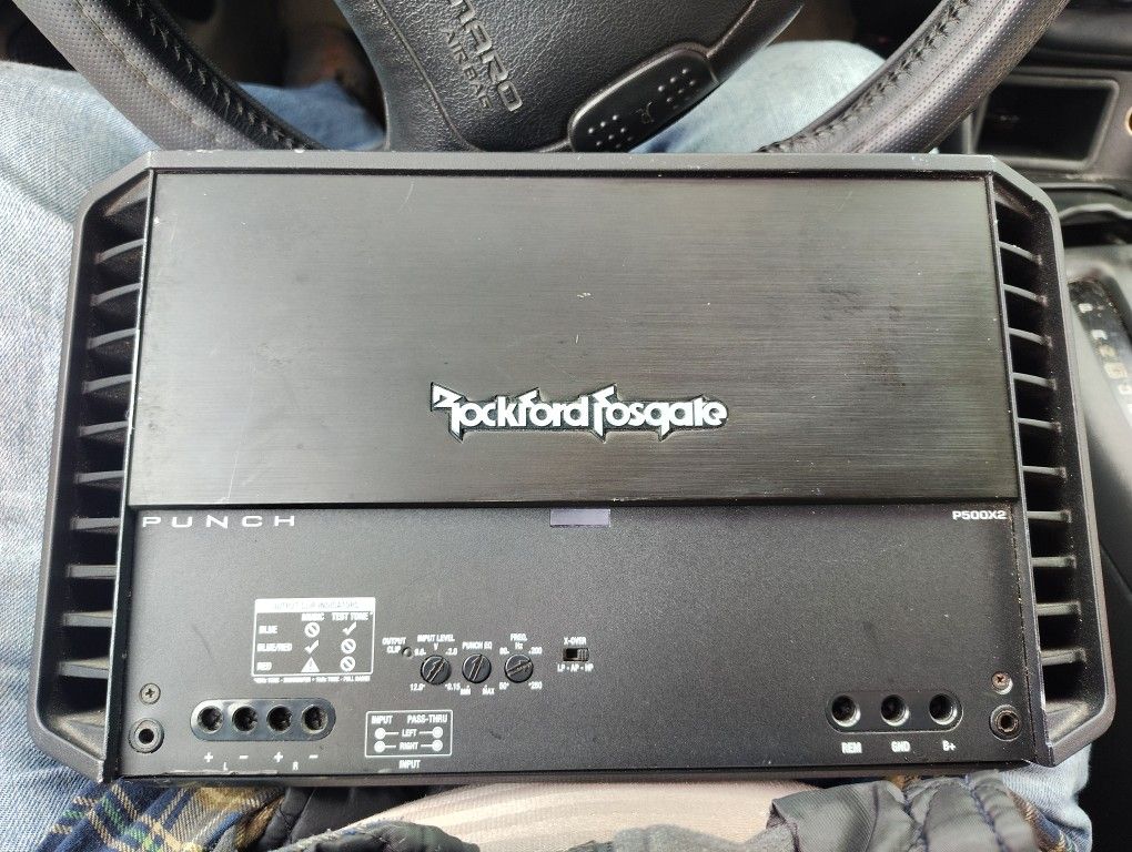 Rockford Fosgate Car Stereo Amplifier Punch