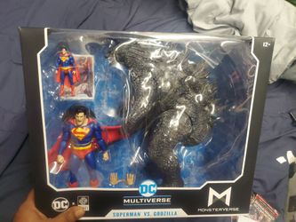 Superman versus guys action figures