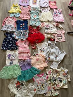 HUGE lot girls Disney clothes sets size 2T