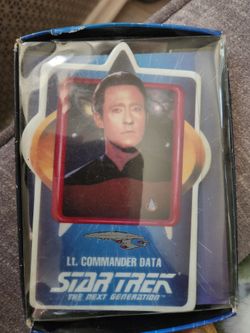 Vintage Star Trek Porcelein Card