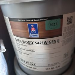 10g Sherwin Williams Primer For Interior Wood  Projects 