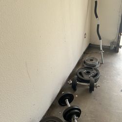 Barbell and  Dumbbell weights set
