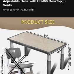 New Toddler Table 47x 19 