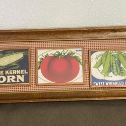 CUADRO ANTIGUO PARA LA COCIBA DE MADERA Y CRISTAL 