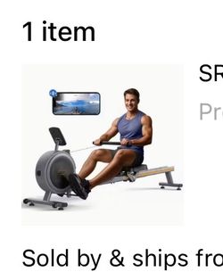 NEW in sealed box — SRIFY Magnetic Rowing Machine 🚣‍♀️✨