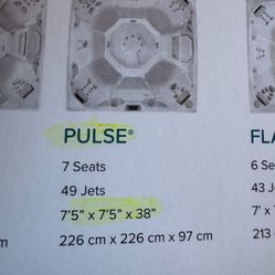 Pulse 7 Seat Hot Tub Spa Jacuzzi 
