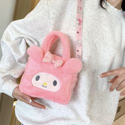 Sanrio Melody Plush Tote Bag For Kids