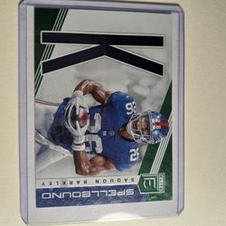 Saquon Barkley Spellbound Elite Card