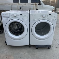 Whirlpool Washer And Dryer Set Working Great 
