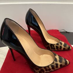 Christian Louboutin So Kate Leopard Print Pump