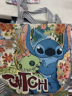 Disney Stitch Tapestry Tote Bag